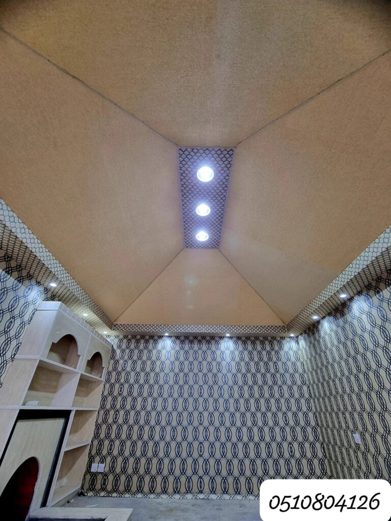 تجهيز مجالس داخلية و تفصيل الخيام وبيت شعر تراثي