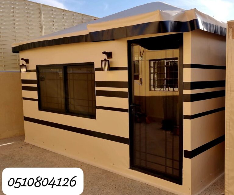 تفصيل الخيام وبيت شعر جاهز مودرن مع واجهة زجاجية